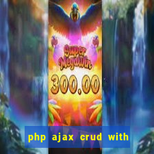 php ajax crud with datatables and bootstrap modals